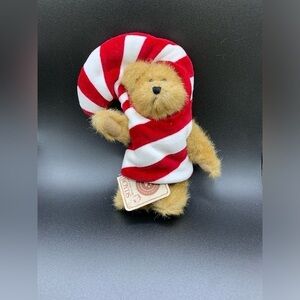 NWT 7" Boyds Bears C C Peekers Candy Cane Bear Style 913984 Best Dressed 2002
